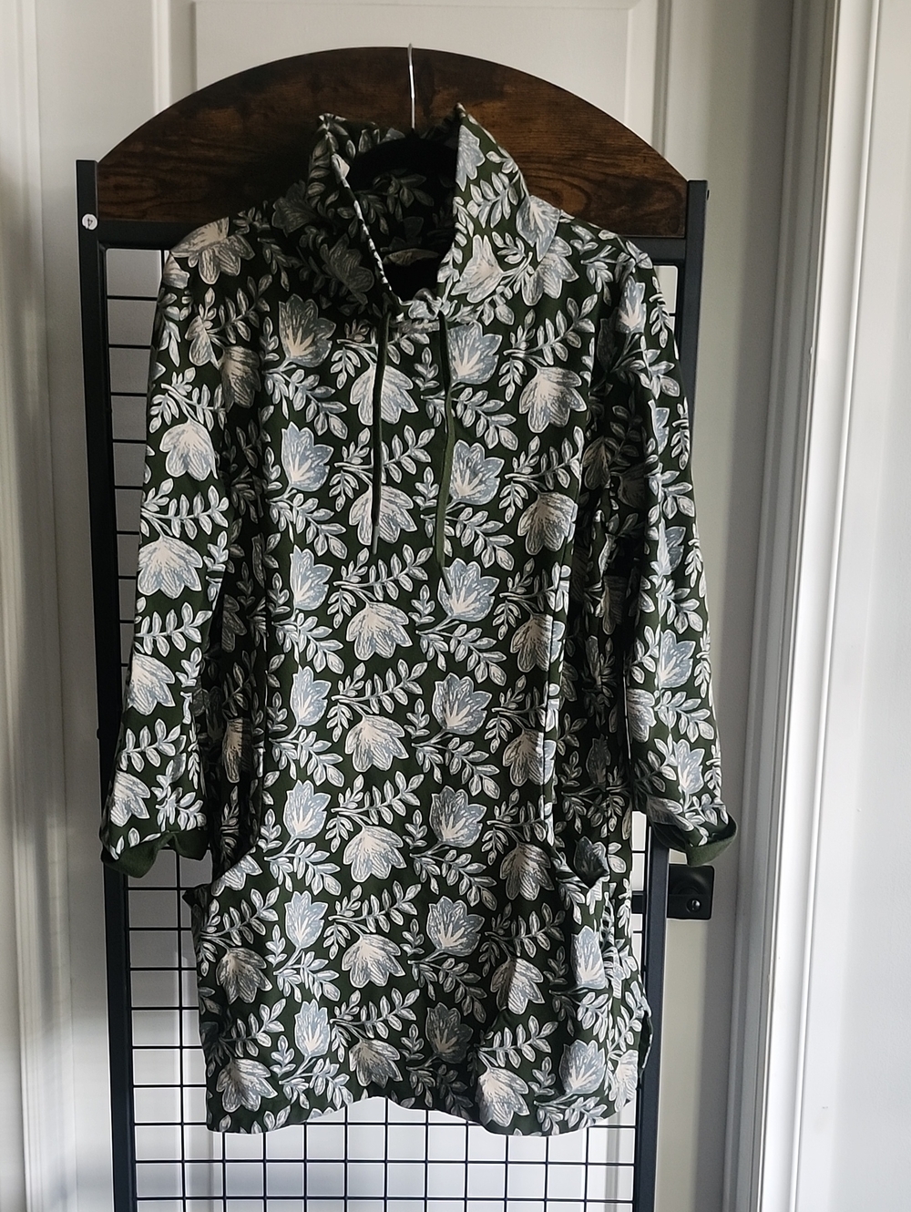 Seasalt Cornwall Green Botanical Print Top